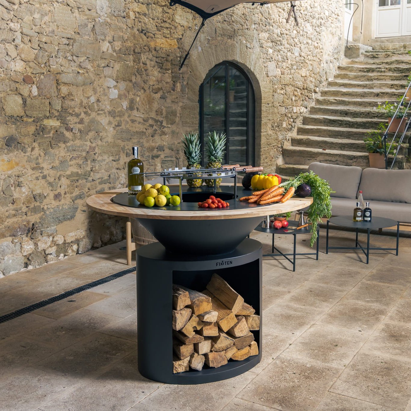 Brasero Ellipse 100 noir